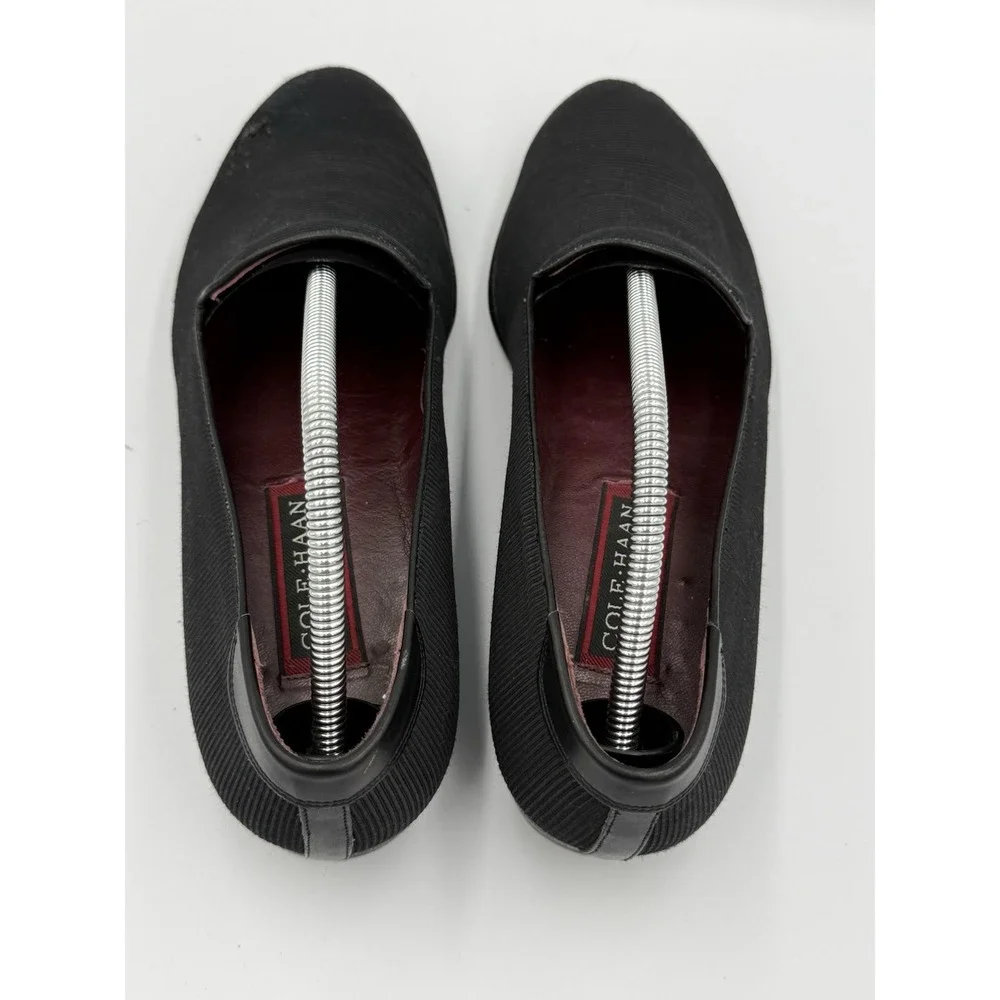 Vintage Cole Haan Formal Venetian Loafers Men's 10.5 M Black Slip On Textured